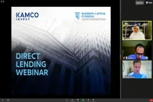 Screenshot from the webinar