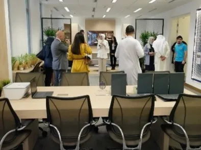 مقر اللجنة الاستشارية للطلبة الفائقين خلال الإفتتاح