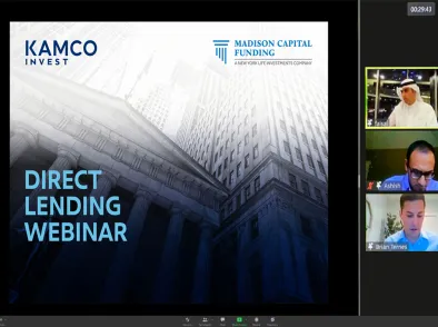 Screenshot from the webinar